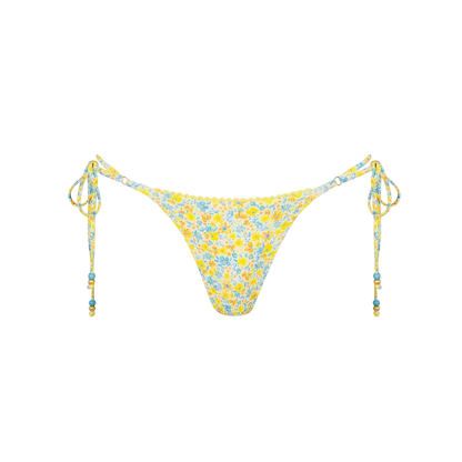 Kulani Kinis Decorative Thong Tie Side Bikini Bottom - Dreamy Daze