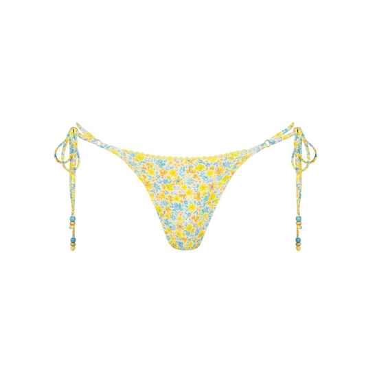Kulani Kinis Decorative Thong Tie Side Bikini Bottom - Dreamy Daze
