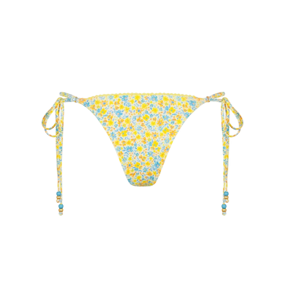 Kulani Kinis Decorative Thong Tie Side Bikini Bottom - Dreamy Daze