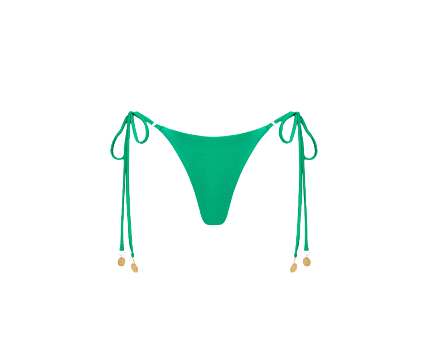 Kulani Kinis Thong Tie Side Bikini Bottom - Jungle Jewel