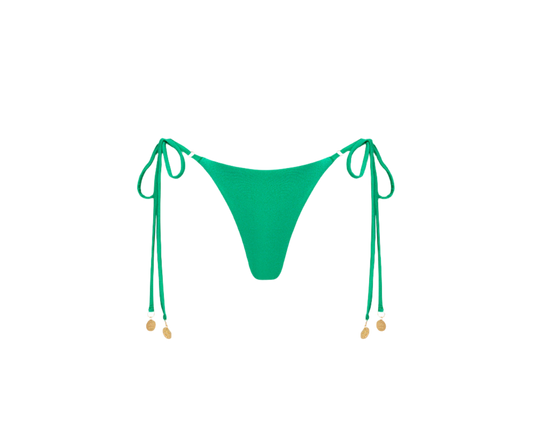 Kulani Kinis Thong Tie Side Bikini Bottom - Jungle Jewel