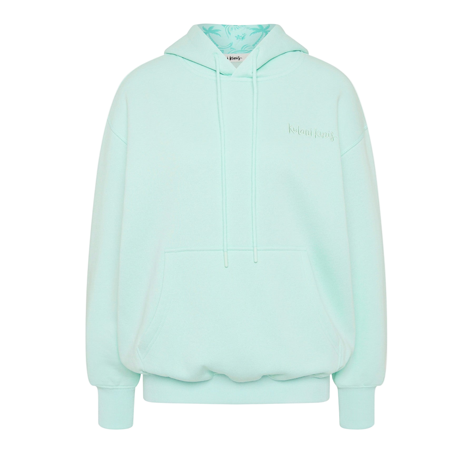 Kulani Kinis Embroidered Hoodie - Jelly Mint