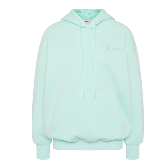 Kulani Kinis Embroidered Hoodie - Jelly Mint