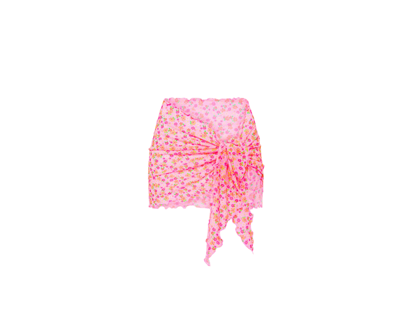 Kulani Kinis Mini Mesh Sarong - Frangipani Fever