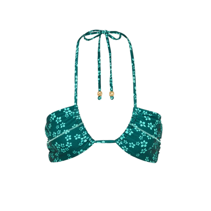 Kulani Kinis Stitch Splice Bandeau Bikini Top - Moonkiss