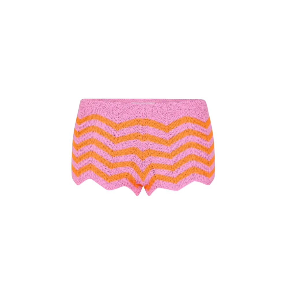 Kulani Kinis Chevron Knit Micro Short - Sundrenched