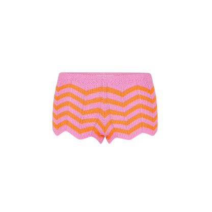 Kulani Kinis Chevron Knit Micro Short - Sundrenched