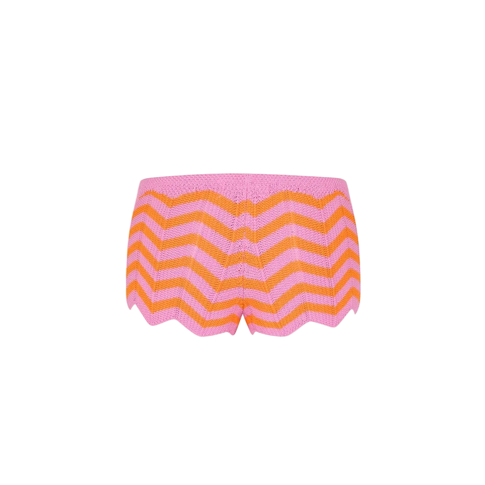 Kulani Kinis Chevron Knit Micro Short - Sundrenched
