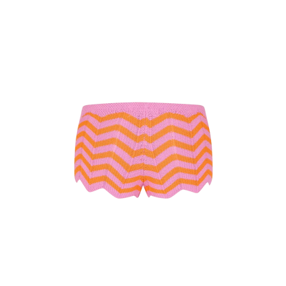 Kulani Kinis Chevron Knit Micro Short - Sundrenched