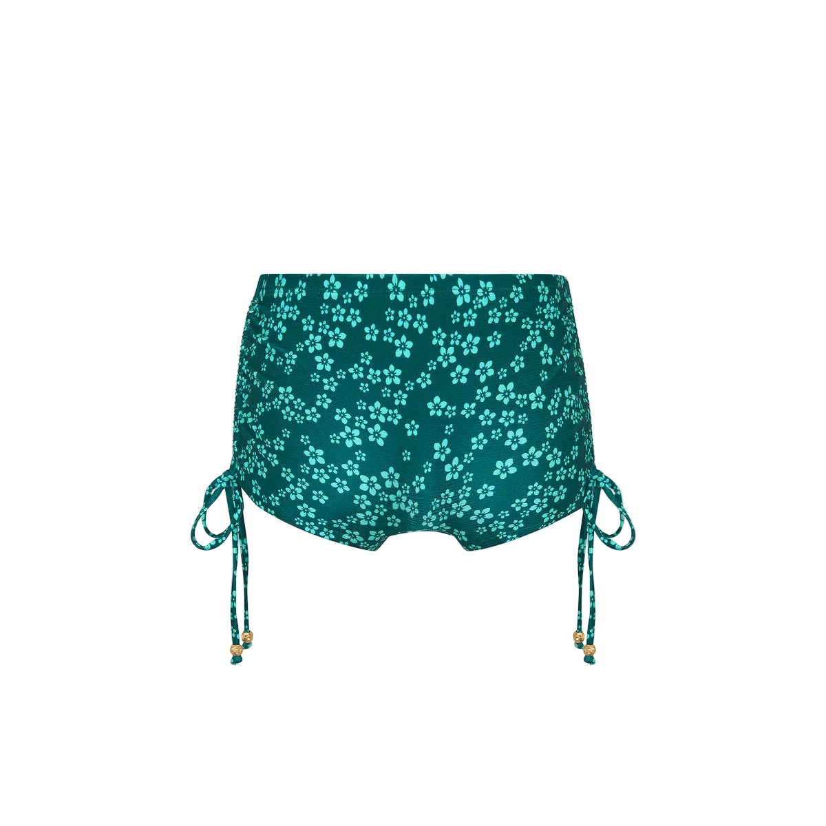 Kulani Kinis Ruched Tie Cheeky Swim Short - Moonkiss