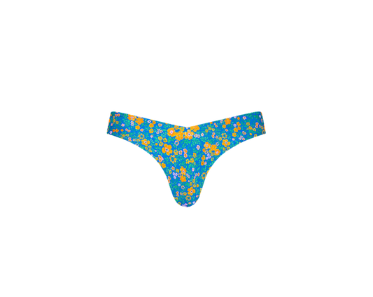 Kulani Kinis V Cheeky Bikini Bottom - Ocean Potion