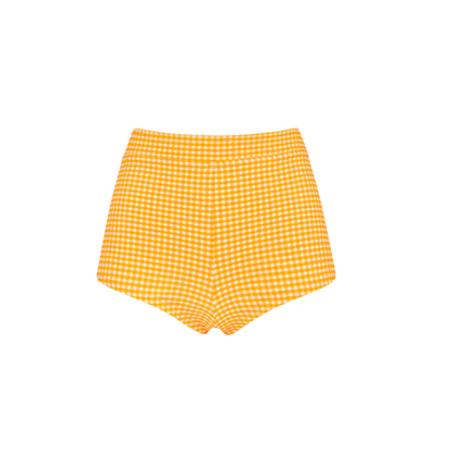 Kulani Kinis Cheeky Retro Swim Short - Orange Cream - FINAL SALE