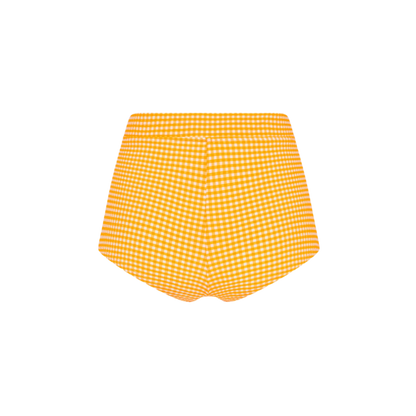 Kulani Kinis Cheeky Retro Swim Short - Orange Cream - FINAL SALE