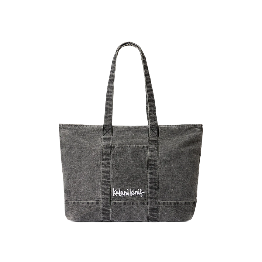 Kulani Kinis Weekender Beach Tote Bag - Black Denim