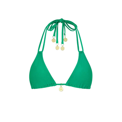 Kulani Kinis Halter Bralette Bikini Top - Island Lush - FINAL SALE