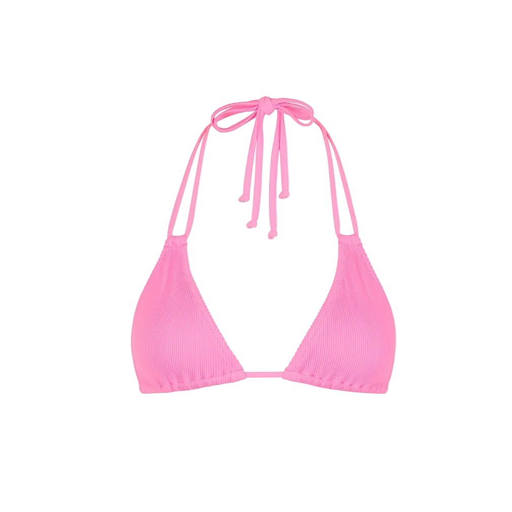 Kulani Kinis Halter Bralette Bikini Top - Fairy Floss