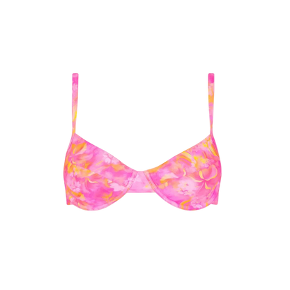 Kulani Kinis Ditzy Underwire Bra Bikini Top - Petal Pop