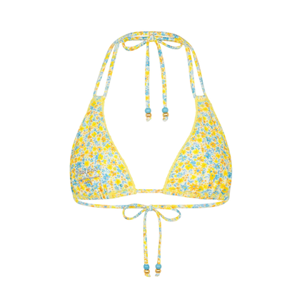Kulani Kinis Decorative Panel Halter Bikini Top - Dreamy Daze