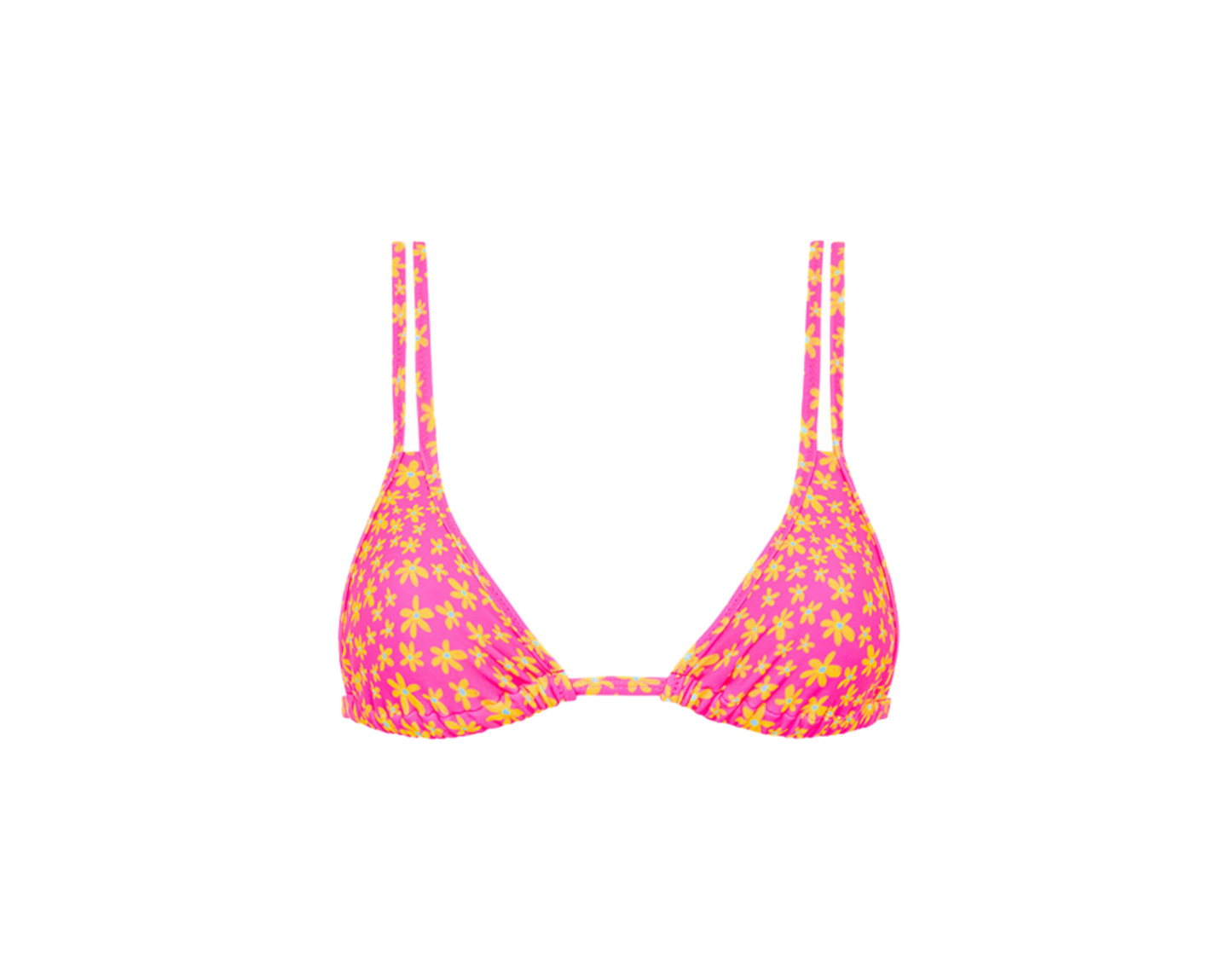 Kulani Kinis Twin Strap Bralette Bikini Top - Berry Blush