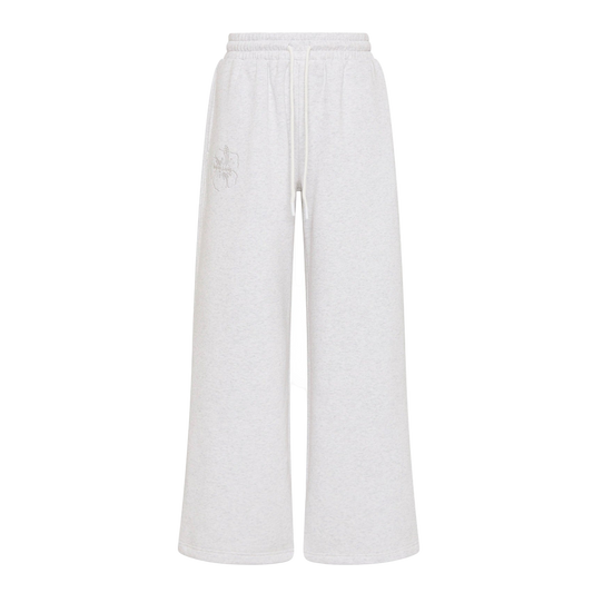 Kulani Kinis Embroidered Track Pants - Silver Stone