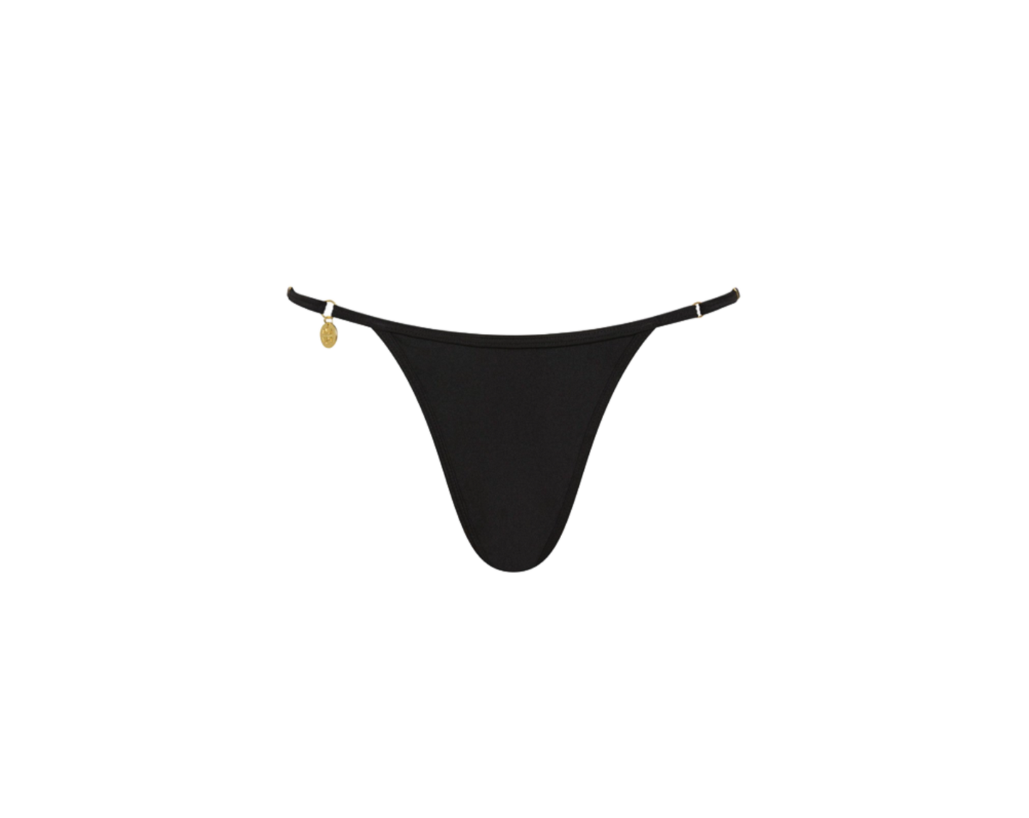 Kulani Kinis Charm Adjustable Cheeky Bikini Bottom - Moonlight Black