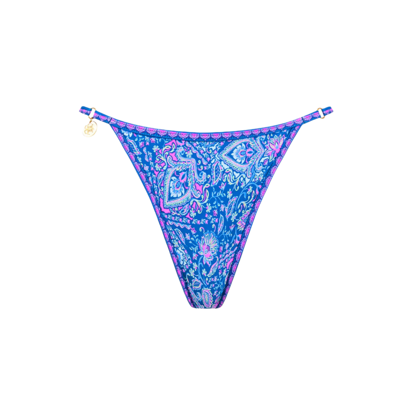 Kulani Kinis Charm Adjustable Cheeky Bikini Bottom - Lilac Moon