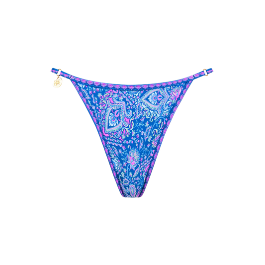 Kulani Kinis Charm Adjustable Cheeky Bikini Bottom - Lilac Moon