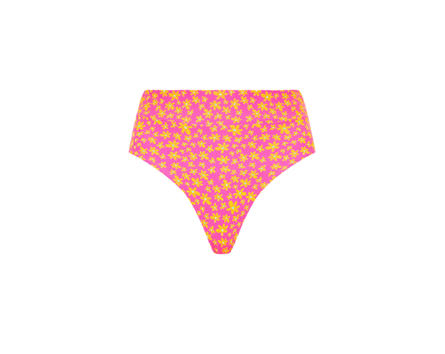 Kulani Kinis High Hip Cheeky Bikini Bottom - Berry Blush