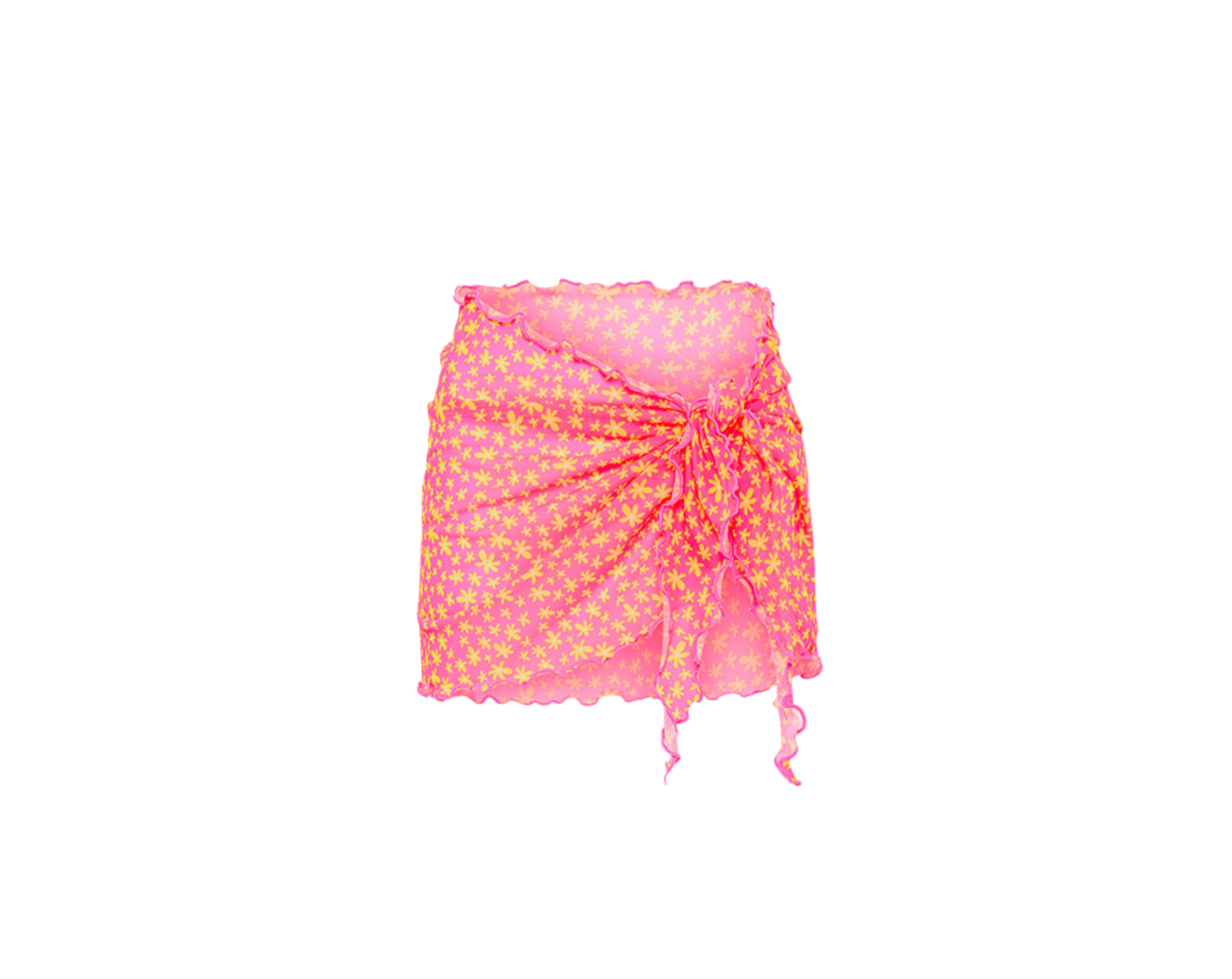 Kulani Kinis Mini Mesh Sarong - Berry Blush