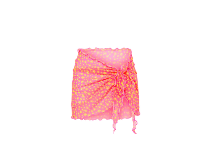 Kulani Kinis Mini Mesh Sarong - Berry Blush - FINAL SALE