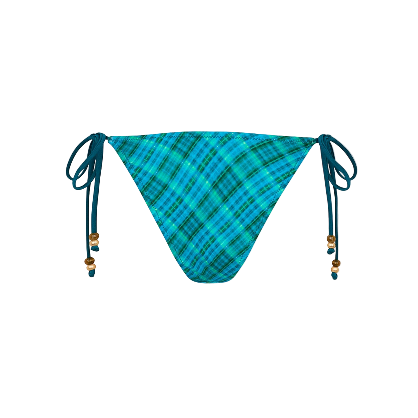 Kulani Kinis Trio Ring Cheeky Tie Bikini Bottom - Tropic Drip