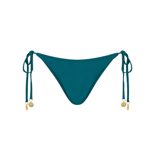 Kulani Kinis Full Coverage Tie Bikini Bottom - Laguna Haze