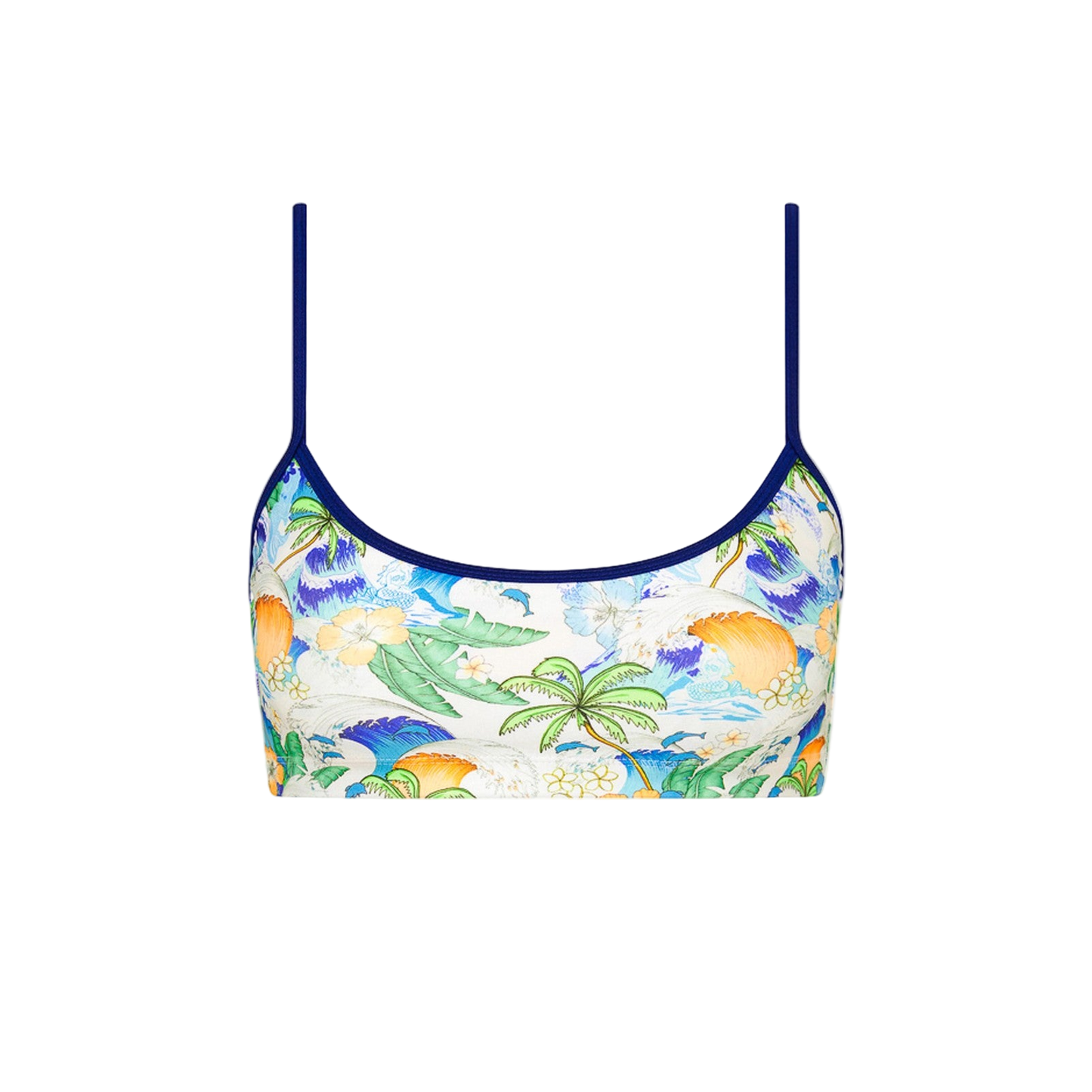 Kulani Kinis Swim Tank Bikini Top - Blue Crush