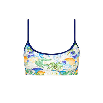 Kulani Kinis Swim Tank Bikini Top - Blue Crush