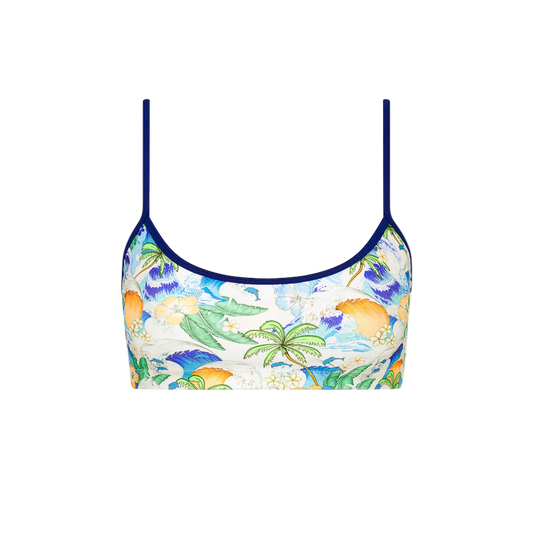 Kulani Kinis Swim Tank Bikini Top - Blue Crush