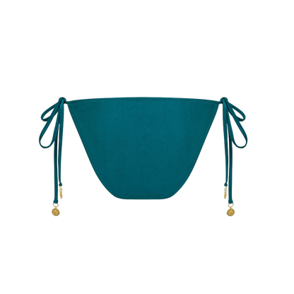 Kulani Kinis Full Coverage Tie Bikini Bottom - Laguna Haze