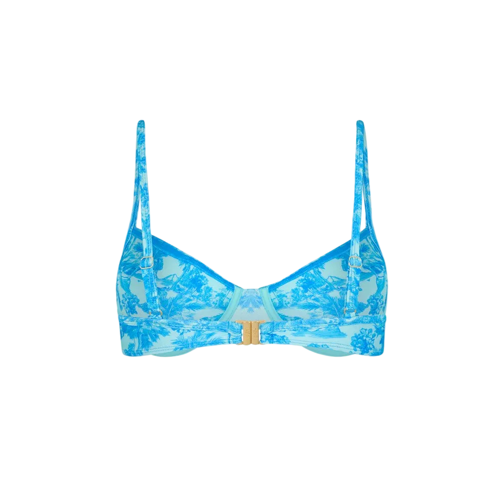 Kulani Kinis Ditzy Underwire Bikini Top - Ocean Paradise