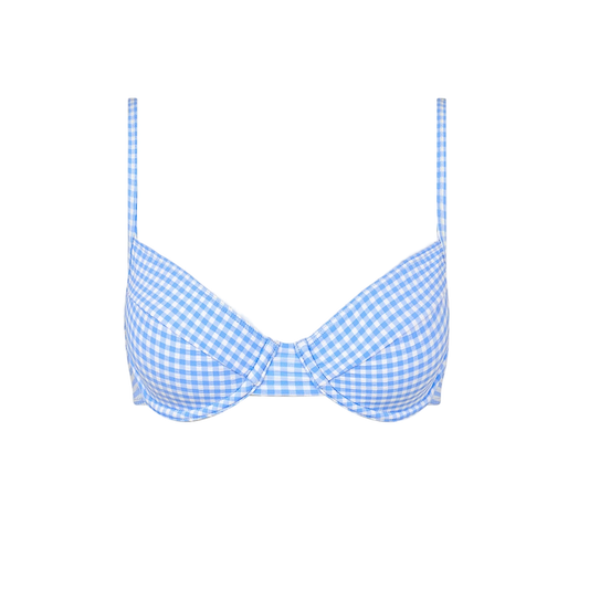 Kulani Kinis Ditzy Underwire Bra Bikini Top - Skinny Dip