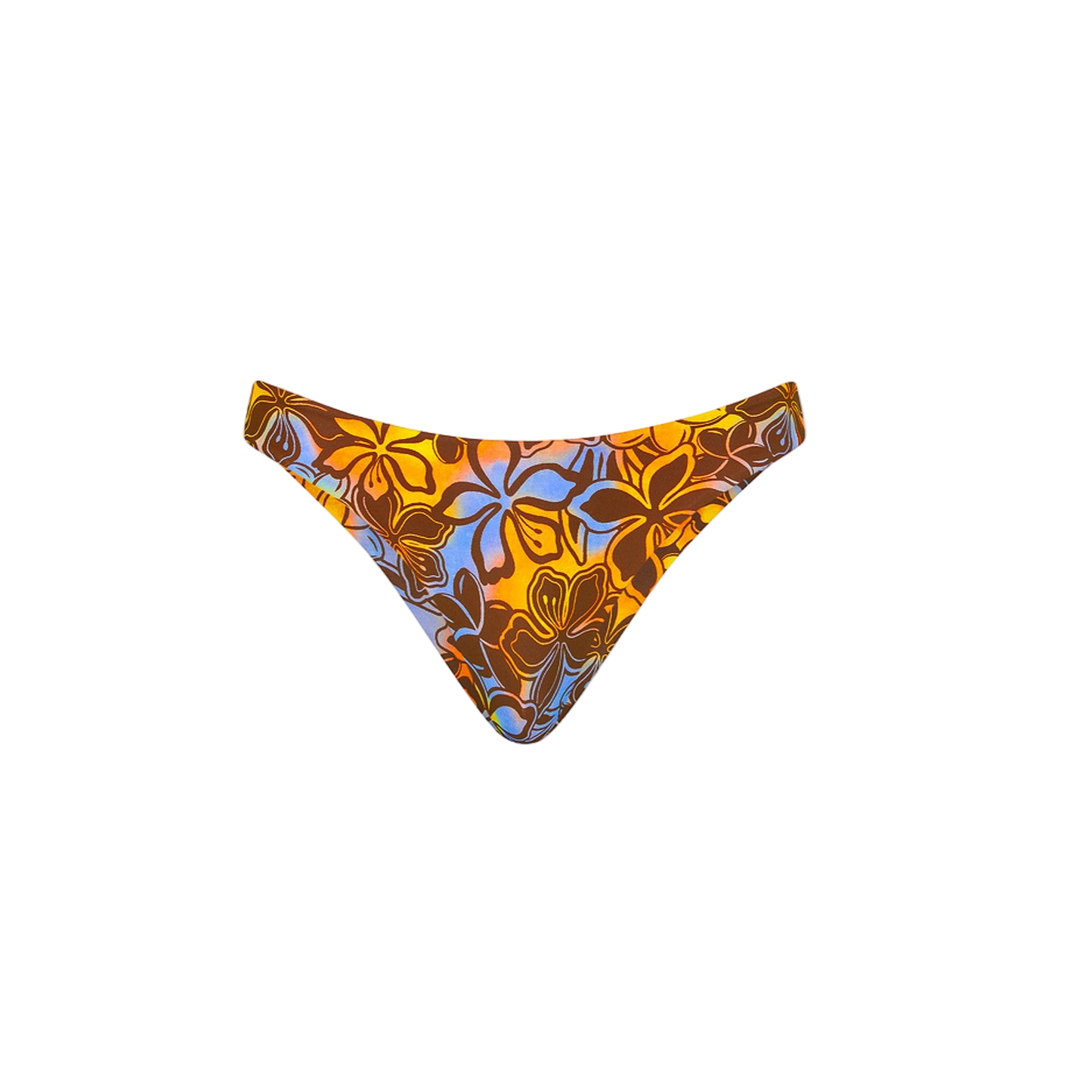Kulani Kinis Minimal Full Coverage Bikini Bottom - Frangipani Fizz
