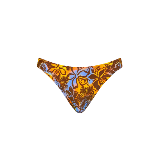 Kulani Kinis Minimal Full Coverage Bikini Bottom - Frangipani Fizz