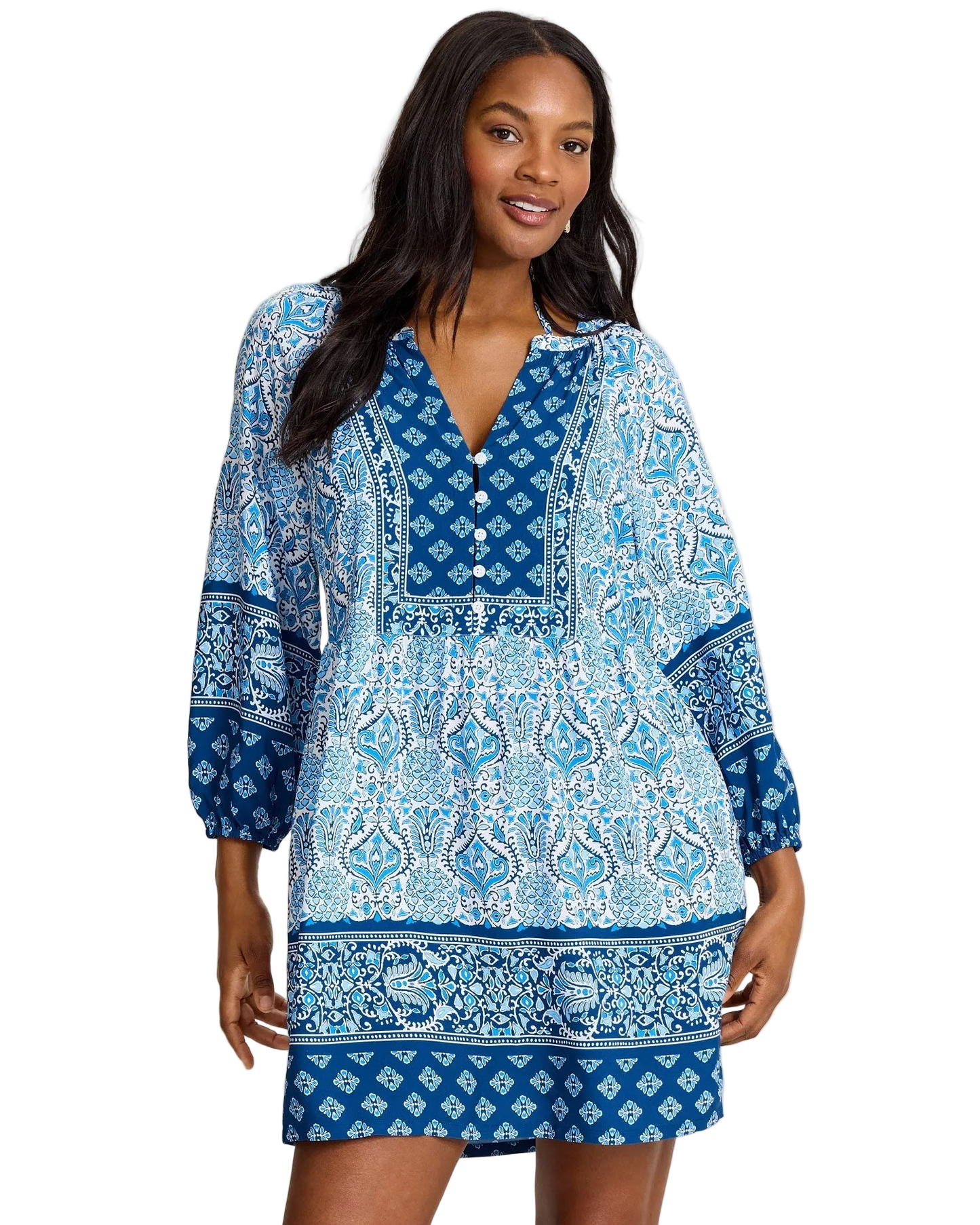Tommy Bahama Short Cover-Up Dress - Noble Pineapple