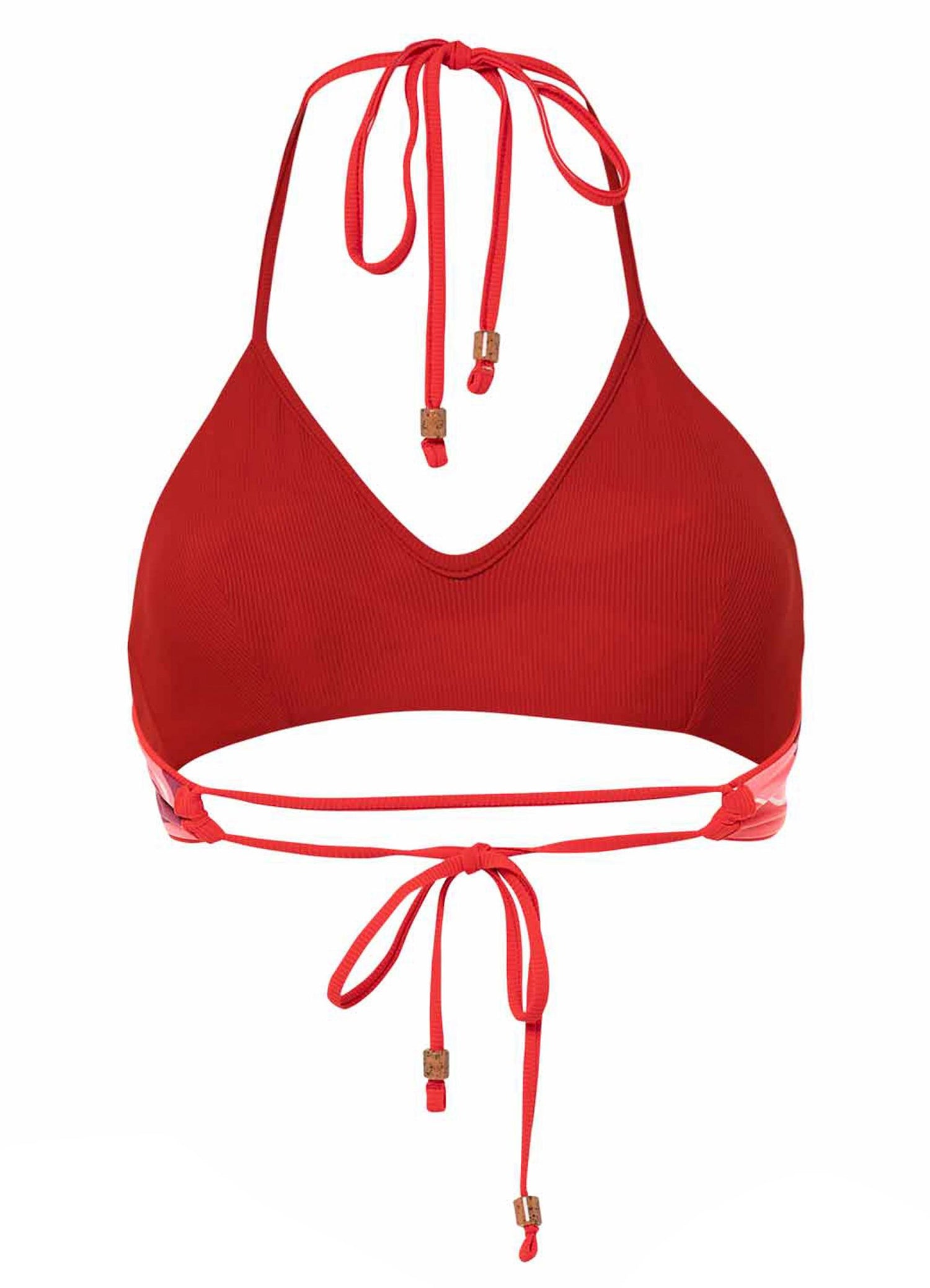 Maaji River Halter Bikini Top - Scarlet Red – Sylvia's Sport & Resort