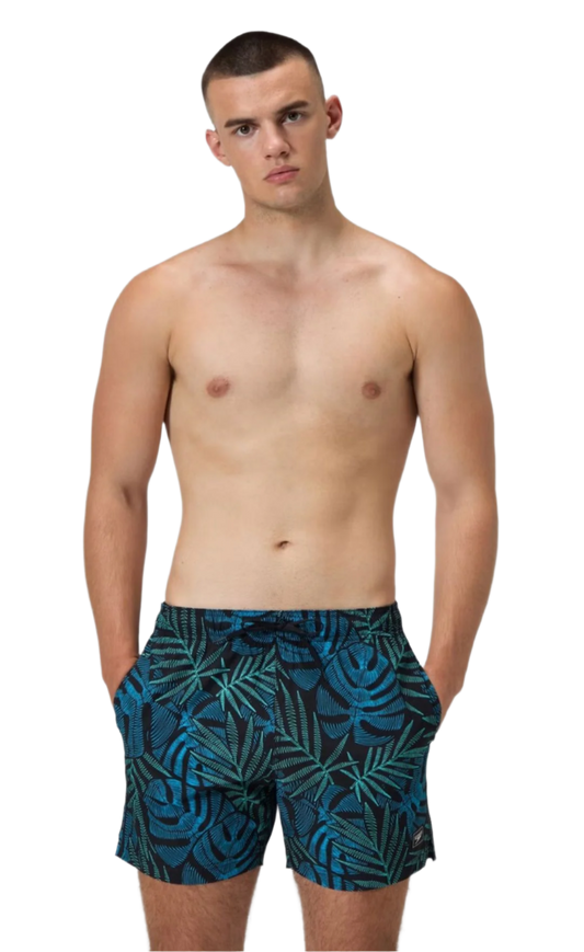 Speedo Men's Print Redondo Edge Volley 16" - Anthracite