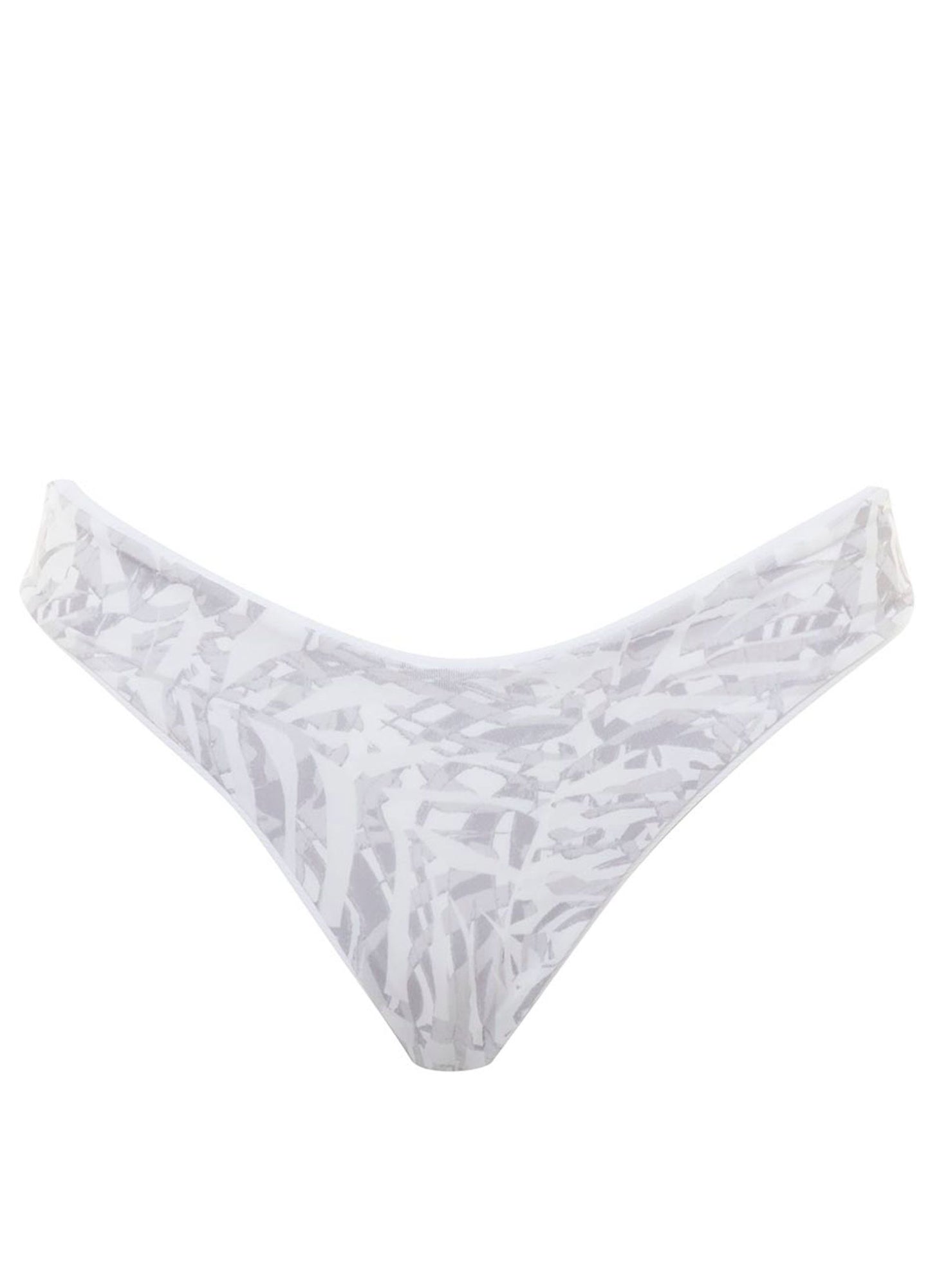 Maaji Journey Double V Bikini Bottom - Simply White