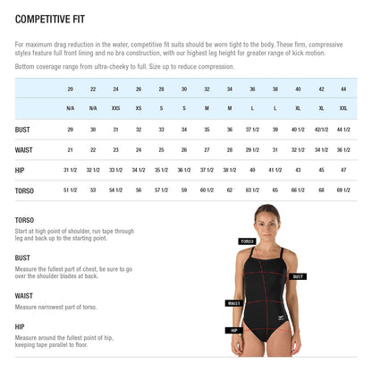 Speedo Women's Turnback One Piece Swimsuit - Topography Purple
