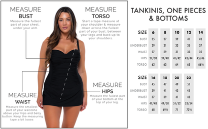 Sunsets Escape Sienna Swim Dress - Black