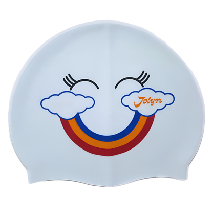 Jolyn Printed Silicone Swim Cap