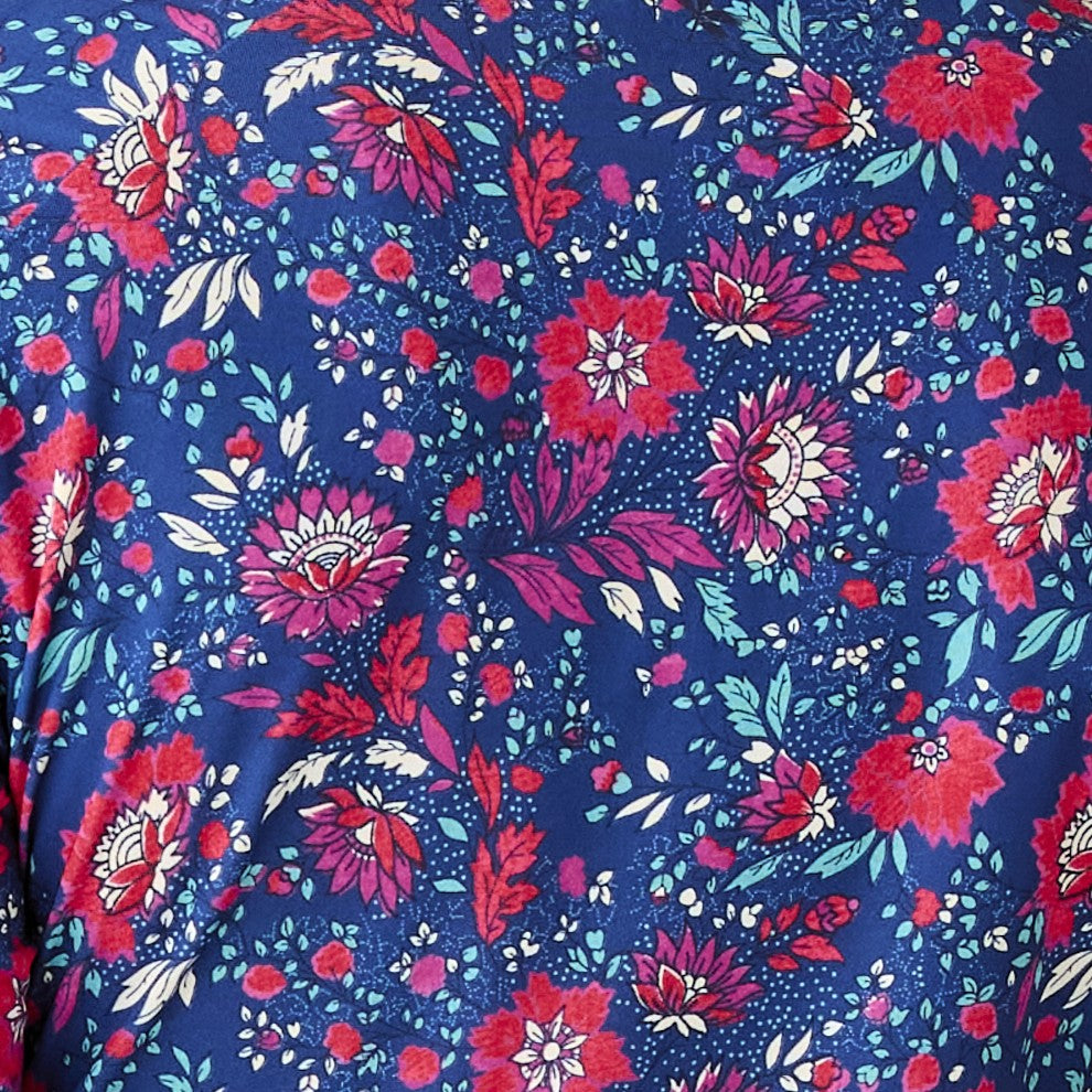 Carve Designs Sanitas Compression Reversible Top - Isla/Setsail