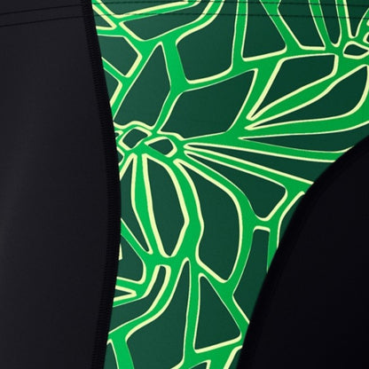 Speedo Mens Jammer Swimsuit - Petal Polygon Green