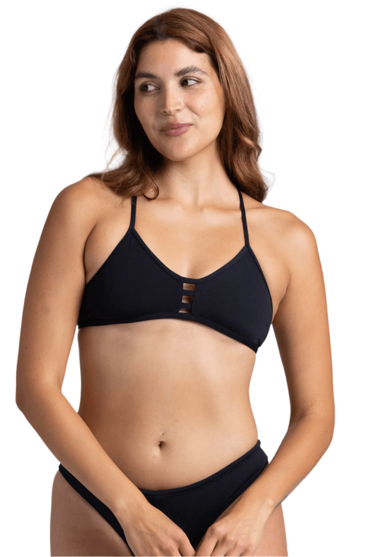 Jolyn Tomcat Bikini Top - Black